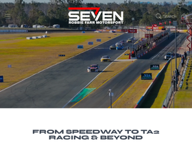 Robbie Farr Motorsport homepage screenshot