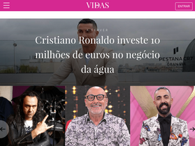 'vidas.pt' screenshot