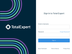 'totalexpert.net' screenshot