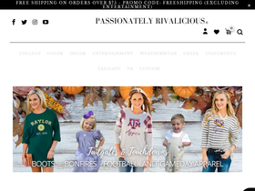 Passionately Rivalicious website screenshot