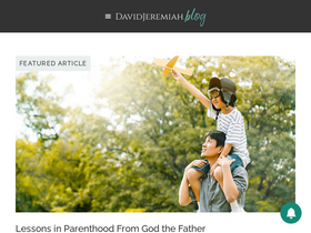 'davidjeremiah.blog' screenshot