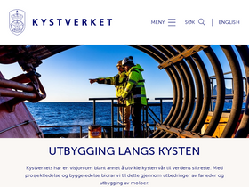 'kystverket.no' screenshot