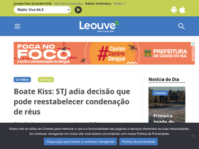 'leouve.com.br' screenshot