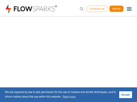 'flowsparks.com' screenshot