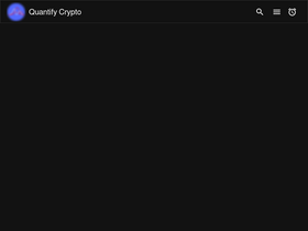 'quantifycrypto.com' screenshot