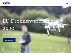 'lba-openuav.de' screenshot