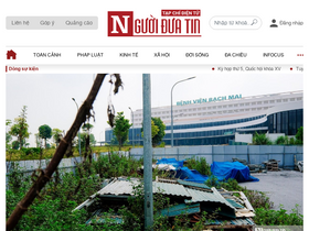 'nguoiduatin.vn' screenshot