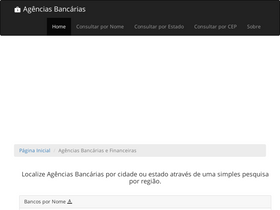 'agenciasbancarias.net.br' screenshot