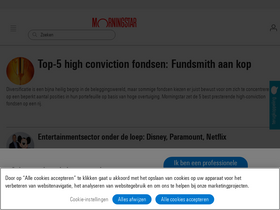 'morningstar.nl' screenshot