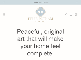 delieputnam.com homepage screenshot