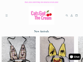 catsgotthecream.com.au homepage screenshot