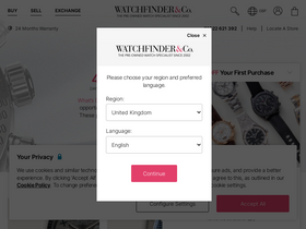 'watchfinder.co.uk' screenshot