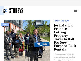 'storeys.com' screenshot