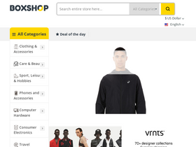 'boxshoper.com' screenshot