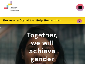 'canadianwomen.org' screenshot