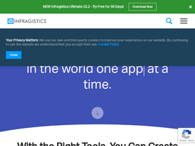 'infragistics.com' screenshot