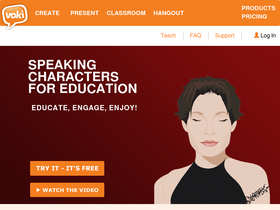 'voki.com' screenshot