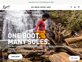 'danner.com' screenshot