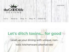 'thegoodlifedesigns.com' screenshot