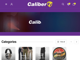 caliber7.com homepage screenshot