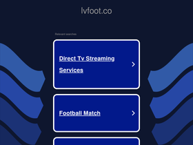 'lvfoot.co' screenshot