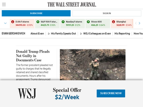 'wsj.com' screenshot