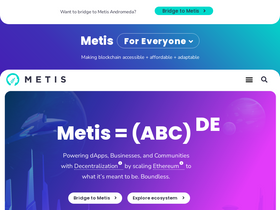 'metis.io' screenshot
