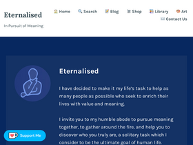 'eternalisedofficial.com' screenshot