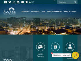 'sanjoseca.gov' screenshot