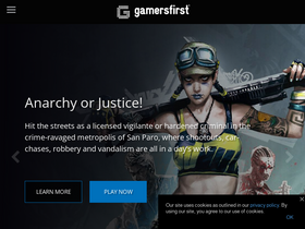 'gamersfirst.com' screenshot
