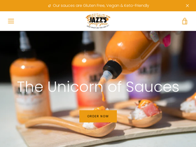 jazzssaucysauce.com homepage screenshot