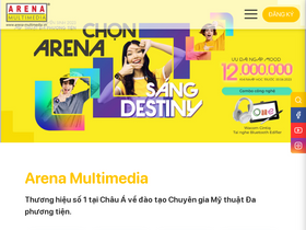 'arena-multimedia.vn' screenshot