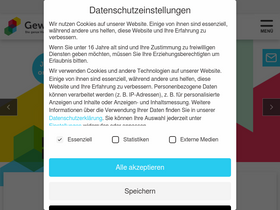'berichte.gewobag.de' screenshot
