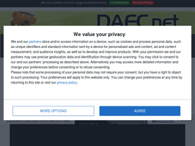 'dafc.net' screenshot