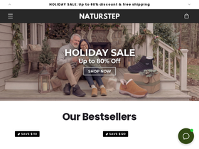Naturstepwear website screenshot