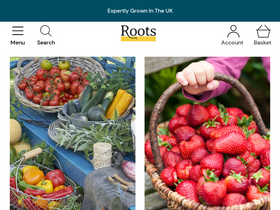 'rootsplants.co.uk' screenshot