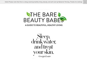 'thebarebeautybabes.com' screenshot
