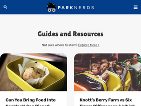'parknerds.com' screenshot