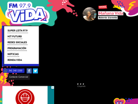 'fmvida.com.ar' screenshot