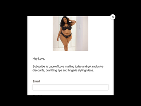 laceoflove.com homepage screenshot