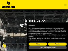 'umbriajazz.it' screenshot