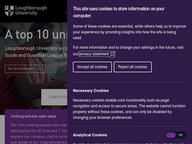 'lboro.ac.uk' screenshot