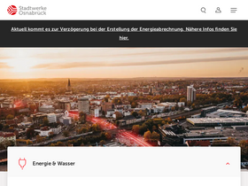 'stadtwerke-osnabrueck.de' screenshot