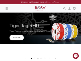 rosa3dfrance.com homepage screenshot