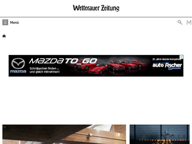 'wetterauer-zeitung.de' screenshot