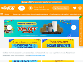 'efacil.com.br' screenshot