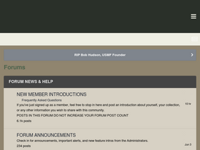 'usmilitariaforum.com' screenshot