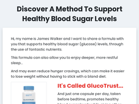 'getglucotrust.me' screenshot