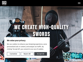 'sigiforge.com' screenshot