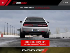 'dodgegarage.com' screenshot